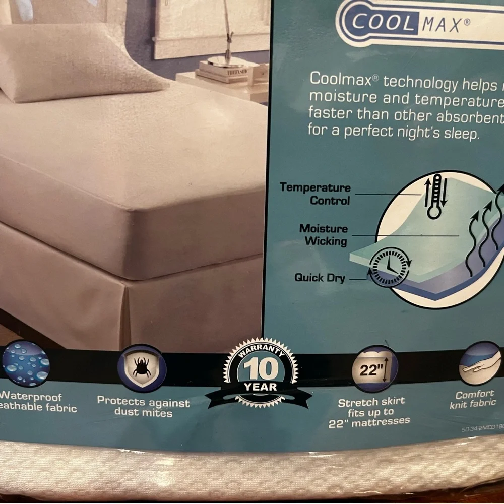 New dream Guard Cal King Cool Max Mattress Protector